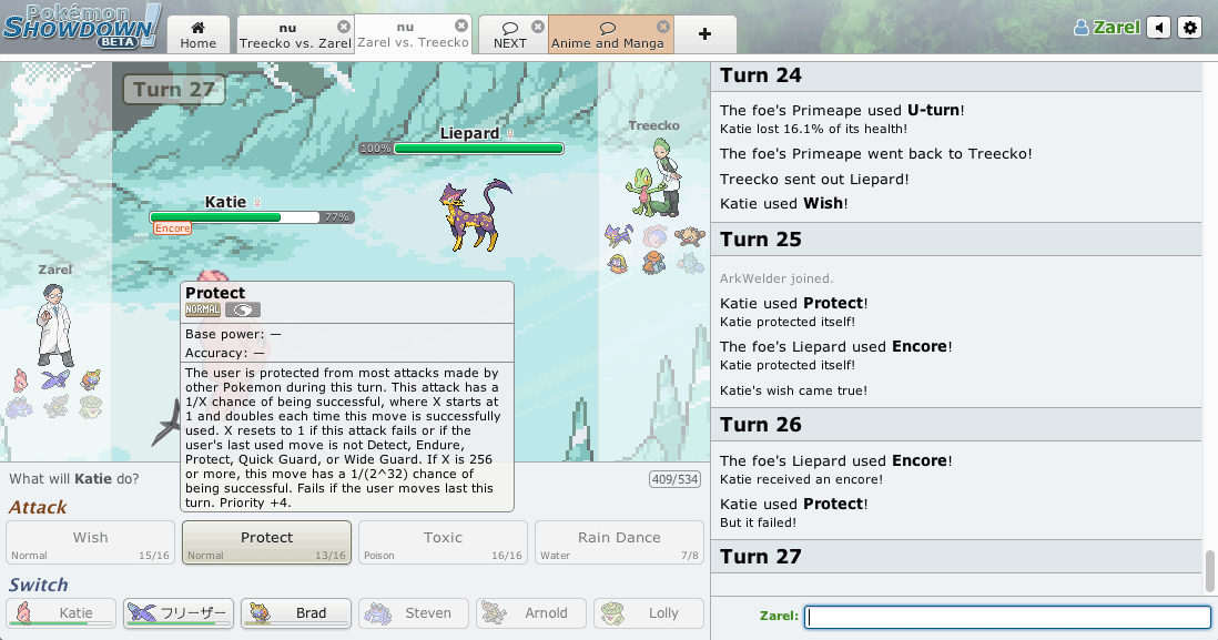 [Simulator Game] Pokémon Showdown! Screenshot-desktop